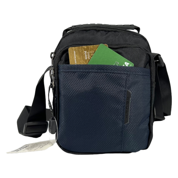 Коипактная и функциональная сумка через плечо на четыре отделения, 3 л, синяя Коипактная и функциональная сумка через плечо на четыре отделения, 3 л, синяя