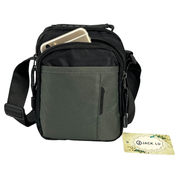 Компактная и сумка через плечо на четыре отделения, текстиль, 3 л, серая Компактная и сумка через плечо на четыре отделения, текстиль, 3 л, серая