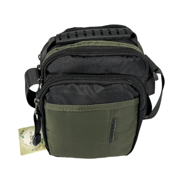 Легка та міцна сумка через плече на чотири відділення, 3 л, зелена Легка та міцна сумка через плече на чотири відділення, 3 л, зелена