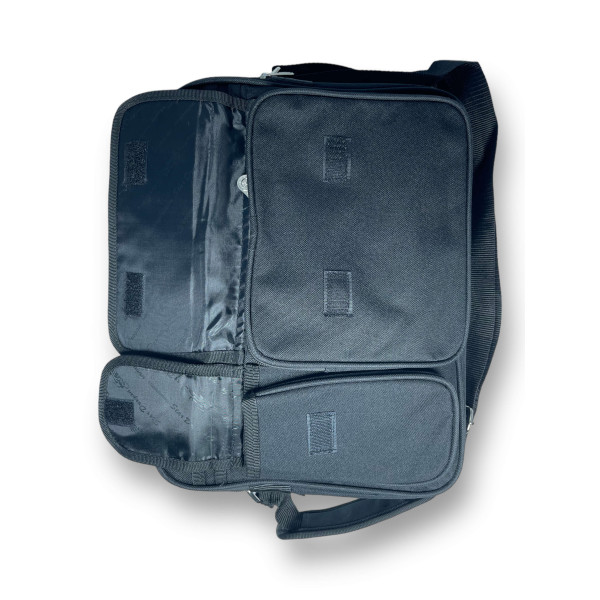 Сумка через плечо Star Dragon 2 отделение 3 фронтальные карманы размер: 28*35*11, черный