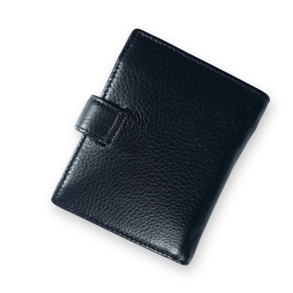 Кошелек мужской, кожа, 2 отделения для купюр, цвет черный Кошелек мужской, кожа, 2 отделения для купюр, цвет черный
