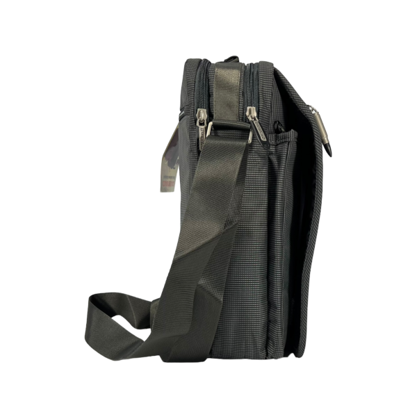 Функциональная сумка через плечо, ручки для переноса, 5 отделений, цвет серый Функциональная сумка через плечо, ручки для переноса, 5 отделений, цвет серый