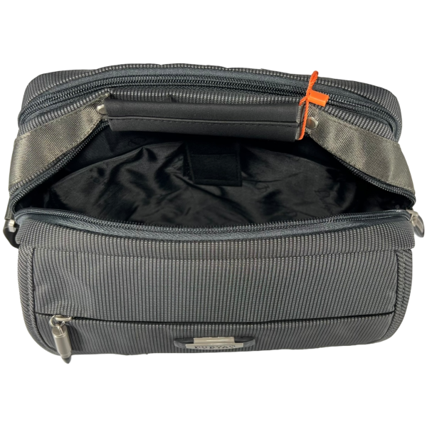 Функциональная сумка через плечо, ручки для переноса, 5 отделений, цвет серый Функциональная сумка через плечо, ручки для переноса, 5 отделений, цвет серый