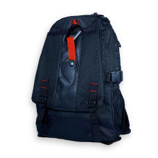 Городской рюкзак, 2 отдела, ткань полиэстер, черный