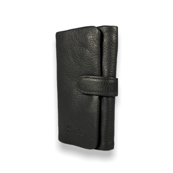 Кошелек-ключница на два отделения и шесть карабинов, коричневый Кошелек-ключница на два отделения и шесть карабинов, коричневый