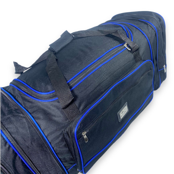 Дорожня сумка з розширенням, чорно-синя, 84 л Дорожня сумка з розширенням, чорно-синя, 84 л
