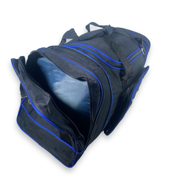 Дорожня сумка з розширенням, чорно-синя, 84 л Дорожня сумка з розширенням, чорно-синя, 84 л