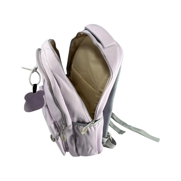 Шкільний рюкзак на три відділення, фіолетовий Шкільний рюкзак на три відділення, фіолетовий