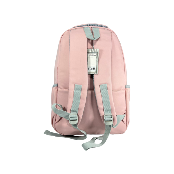 Школьный рюкзак на три отделения, розовый
