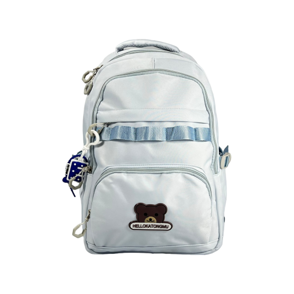 Шкільний підлітковий рюкзак на чотири відділення, 24 л, блакитний