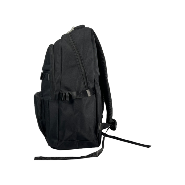 Шкільний рюкзак для старших класів на чотири відділення, 24 л, чорний