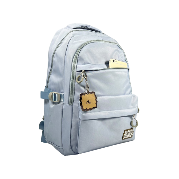 Шкільний рюкзак на чотири відділення, блакитний