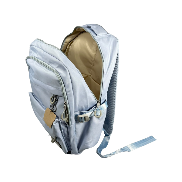 Шкільний рюкзак на чотири відділення, блакитний