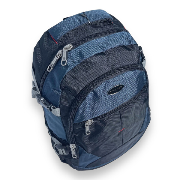 Міський рюкзак, 21 л, два відділення, фронтальні кишені, бічні кишені, синій