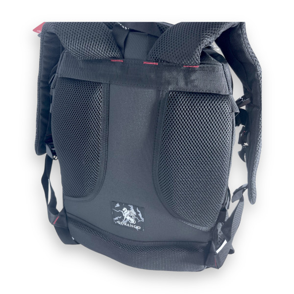 Рюкзак міський, вмісткий, 20 л, 2 відділення, фронтальні кишені, бічні кишені, чорний