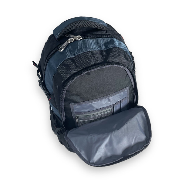 Рюкзак міський, 21 л, два відділення, фронтальні кишені, бічні кишені, синій Рюкзак міський, 21 л, два відділення, фронтальні кишені, бічні кишені, синій