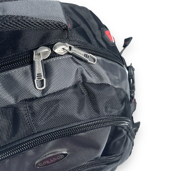 Рюкзак міський, 20 л, 2 відділення, фронтальні кишені, бічні кишені, сірий