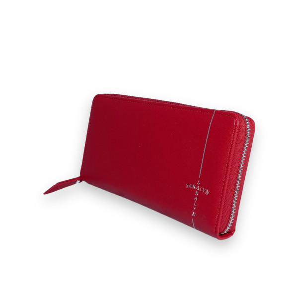 Жіночий клатч Saralyn екошкіра 2 відділення 12 осередків для карт розмір: 20*10*2.5 см червоний