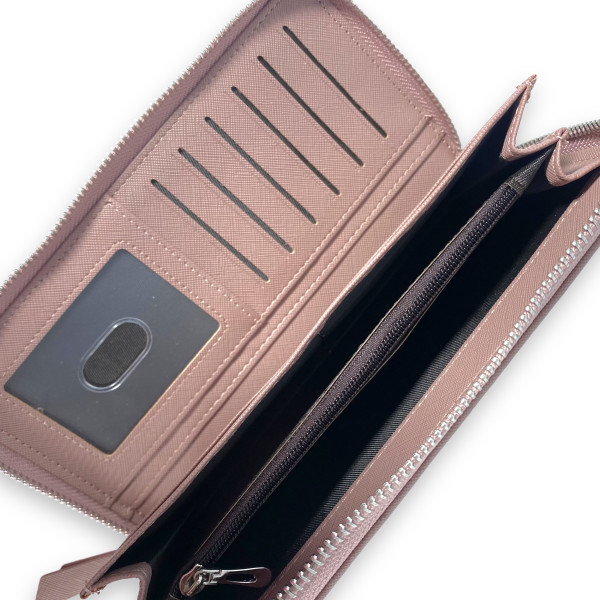 Женский клатч Saralyn экокожа 2 отделения 12 ячеек для карт размер: 20*10*2.5 см пудра Женский клатч Saralyn экокожа 2 отделения 12 ячеек для карт размер: 20*10*2.5 см пудра