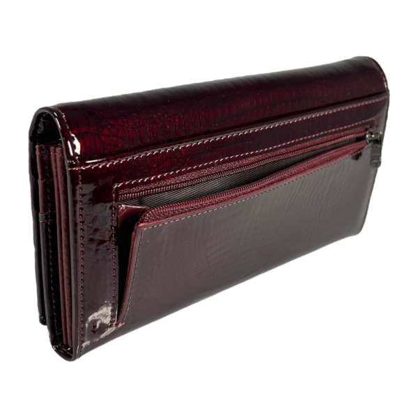Женский кошелек Cardinal из натуральной кожи, бордовый, с застежкой на молнии Женский кошелек Cardinal из натуральной кожи, бордовый, с застежкой на молнии