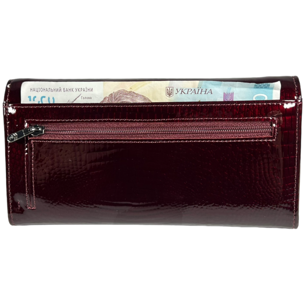 Женский кошелек Cardinal из натуральной кожи, бордовый, с застежкой на молнии Женский кошелек Cardinal из натуральной кожи, бордовый, с застежкой на молнии