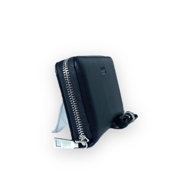 Кошелек мужской, экокожа, 5 отделов для купюр, черный Кошелек мужской, экокожа, 5 отделов для купюр, черный