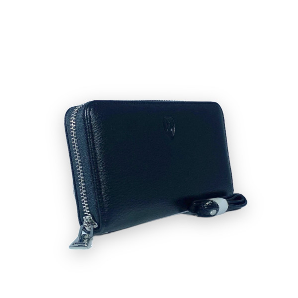 Гаманець чоловічий, екошкіра, чорний Гаманець чоловічий, екошкіра, чорний