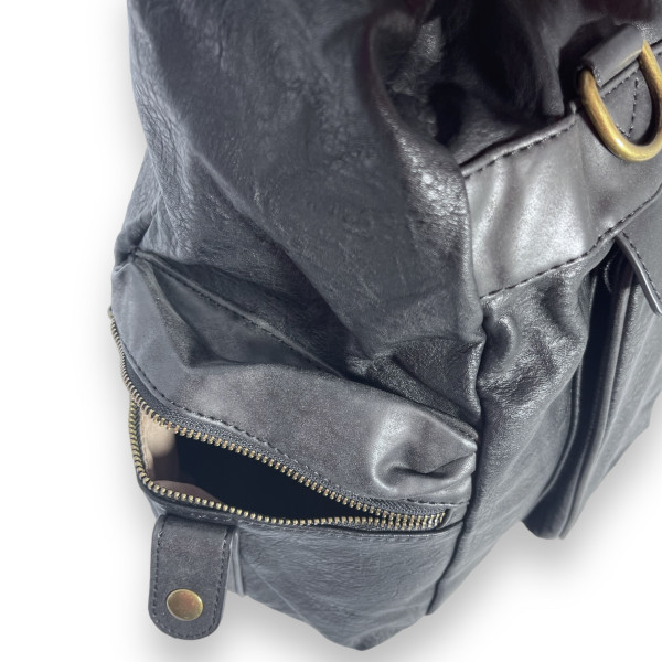 Сумка дорожная David Jones, одно отделение, один фронтальный карман, съемный ремень, размер 55*32*15см, черная Сумка дорожная David Jones, одно отделение, один фронтальный карман, съемный ремень, размер 55*32*15см, черная