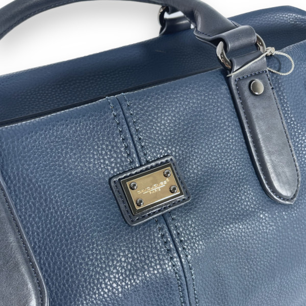 Сумка дорожная David Jones, одно отделение, три внутренних кармана, съемный ремень, размер: 50*33*21 см, синяя Сумка дорожная David Jones, одно отделение, три внутренних кармана, съемный ремень, размер: 50*33*21 см, синяя