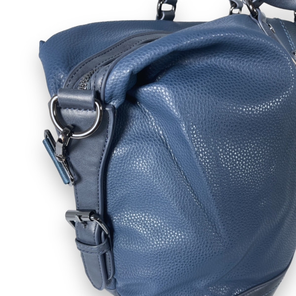 Сумка дорожная David Jones, одно отделение, три внутренних кармана, съемный ремень, размер: 50*33*21 см, синяя Сумка дорожная David Jones, одно отделение, три внутренних кармана, съемный ремень, размер: 50*33*21 см, синяя