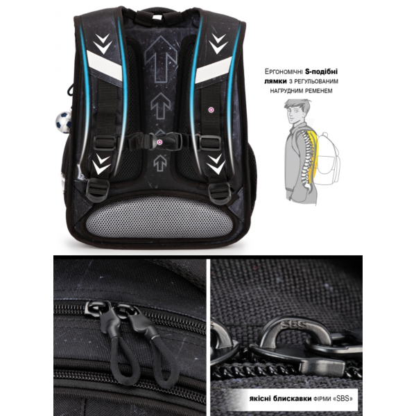 Рюкзак школьный Футбольный мяч для мальчика Рюкзак школьный Футбольный мяч для мальчика