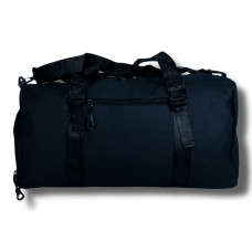 Дорожня сумка з кріпленням для каримата чорного кольору 