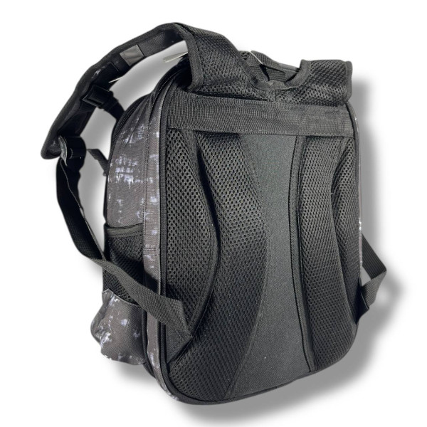 Черный школьный рюкзак для мальчиков с принтом Машина, водонепроницаемый, пенал в комплекте Черный школьный рюкзак для мальчиков с принтом Машина, водонепроницаемый, пенал в комплекте