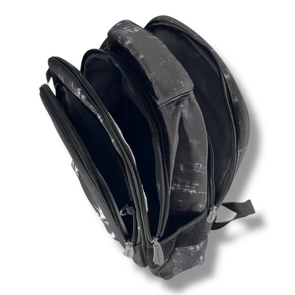 Черный школьный рюкзак для мальчиков с принтом Машина, водонепроницаемый, пенал в комплекте Черный школьный рюкзак для мальчиков с принтом Машина, водонепроницаемый, пенал в комплекте