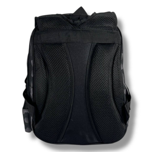 Черный рюкзак для мальчиков с принтом Мяч, водонепроницаемый, пенал в комплекте Черный рюкзак для мальчиков с принтом Мяч, водонепроницаемый, пенал в комплекте