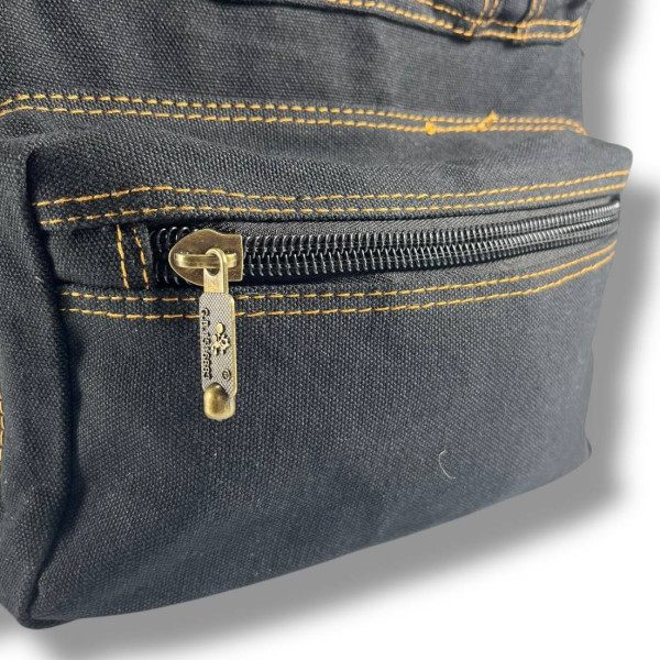 Чоловічий міський рюкзак з кишенею для ноутбука, практичний та зручний, чорний 