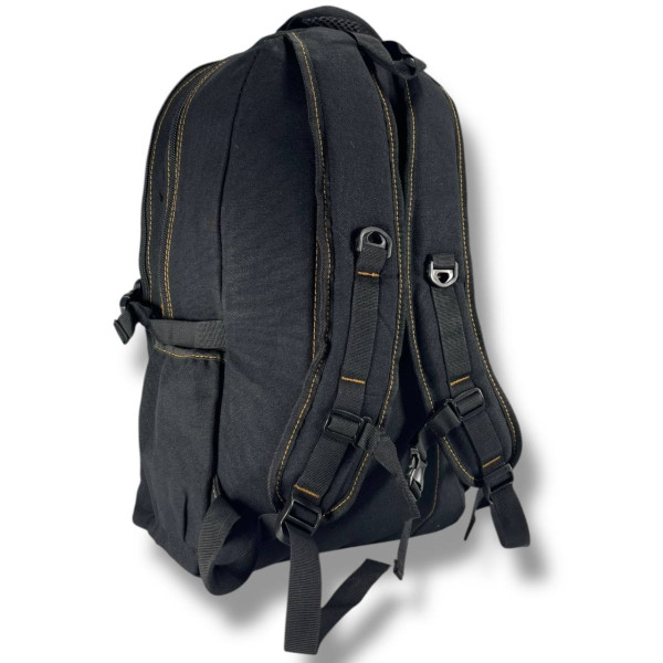 Чоловічий міський рюкзак з кишенею для ноутбука, практичний та зручний, чорний 