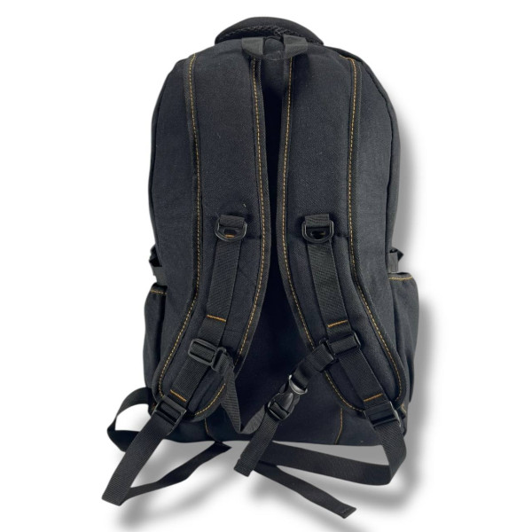 Чоловічий міський рюкзак з кишенею для ноутбука, практичний та зручний, чорний 