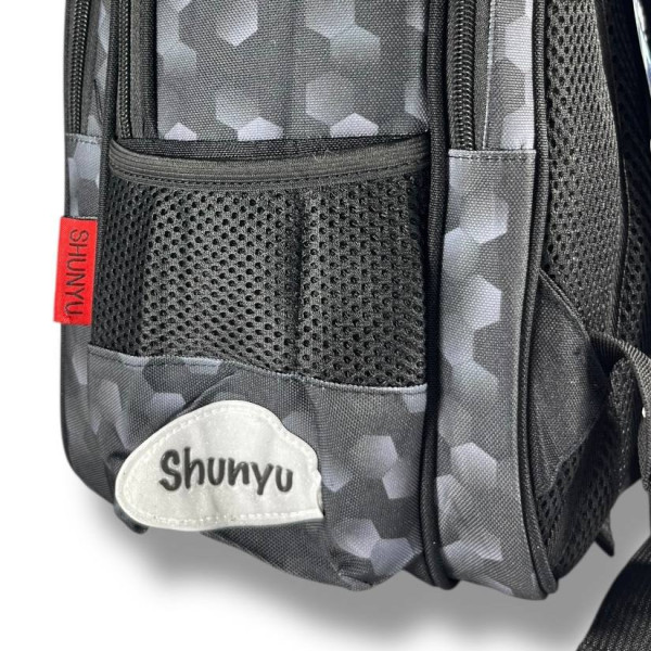 Школьный рюкзак для мальчиков с принтом Мяч, емкий и легкий, пенал в комплекте Школьный рюкзак для мальчиков с принтом Мяч, емкий и легкий, пенал в комплекте