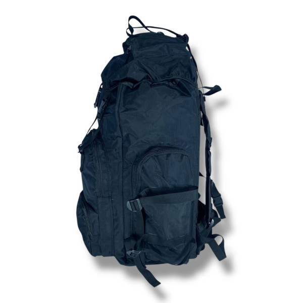 Туристический водоотталкивающий рюкзак для путешествий черного цвета на 45 л