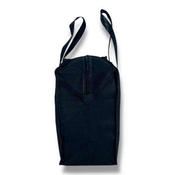 Эко сумка для хранения вещей из спанбонд черного цвета