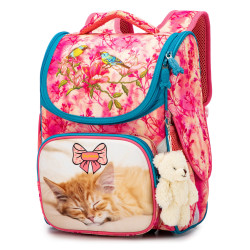 Ранец детский школьный Sky Name одно отделение, розовый Ранец детский школьный Sky Name одно отделение, розовый