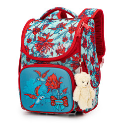 Ранец школьный Sky Name одно отделение, красно-голубой Ранец школьный Sky Name одно отделение, красно-голубой