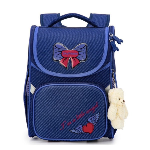 Шкільний рюкзак Sky Name (Winner) для дівчаток 1-4 клас, водовідштовхувальна тканина, 14 л, синій Шкільний рюкзак Sky Name (Winner) для дівчаток 1-4 клас, водовідштовхувальна тканина, 14 л, синій