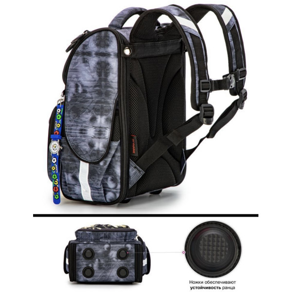 Шкільний рюкзак Sky Name (Winner) для хлопчиків 1-4 клас, водовідштовхувальна тканина, 14 л, принт Динозавр Шкільний рюкзак Sky Name (Winner) для хлопчиків 1-4 клас, водовідштовхувальна тканина, 14 л, принт Динозавр