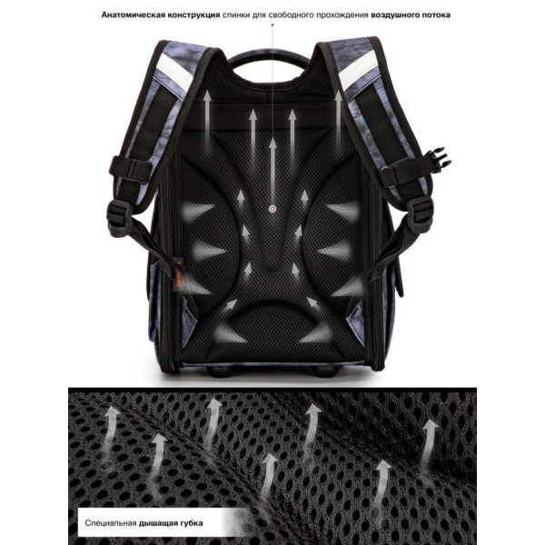 Шкільний рюкзак Sky Name (Winner) для хлопчиків 1-4 клас, водовідштовхувальна тканина, 14 л, принт Динозавр Шкільний рюкзак Sky Name (Winner) для хлопчиків 1-4 клас, водовідштовхувальна тканина, 14 л, принт Динозавр