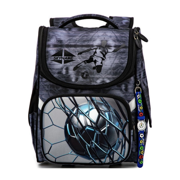 Шкільний рюкзак Sky Name (Winner) для хлопчиків 1-4 клас, водовідштовхувальна тканина, 14 л, принт М'яч Шкільний рюкзак Sky Name (Winner) для хлопчиків 1-4 клас, водовідштовхувальна тканина, 14 л, принт М'яч