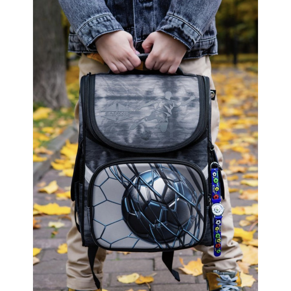 Шкільний рюкзак Sky Name (Winner) для хлопчиків 1-4 клас, водовідштовхувальна тканина, 14 л, принт М'яч Шкільний рюкзак Sky Name (Winner) для хлопчиків 1-4 клас, водовідштовхувальна тканина, 14 л, принт М'яч