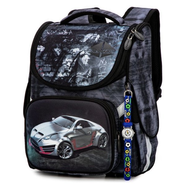 Рюкзак шкільний Sky Name (Winner) для хлопчиків 1-4 клас, водовідштовхувальна тканина, 14 л, принт Машина Рюкзак шкільний Sky Name (Winner) для хлопчиків 1-4 клас, водовідштовхувальна тканина, 14 л, принт Машина