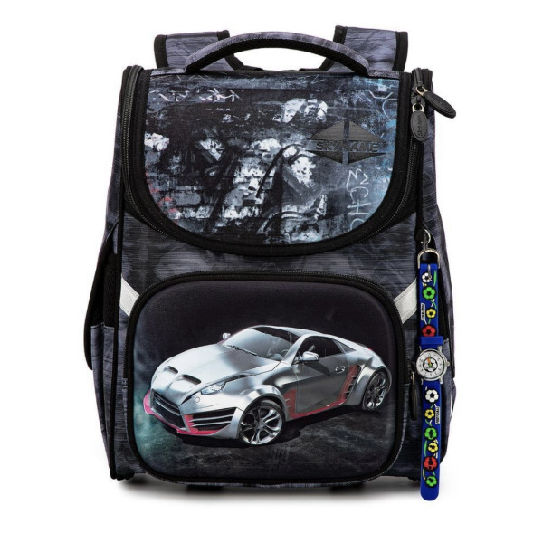 Рюкзак шкільний Sky Name (Winner) для хлопчиків 1-4 клас, водовідштовхувальна тканина, 14 л, принт Машина Рюкзак шкільний Sky Name (Winner) для хлопчиків 1-4 клас, водовідштовхувальна тканина, 14 л, принт Машина